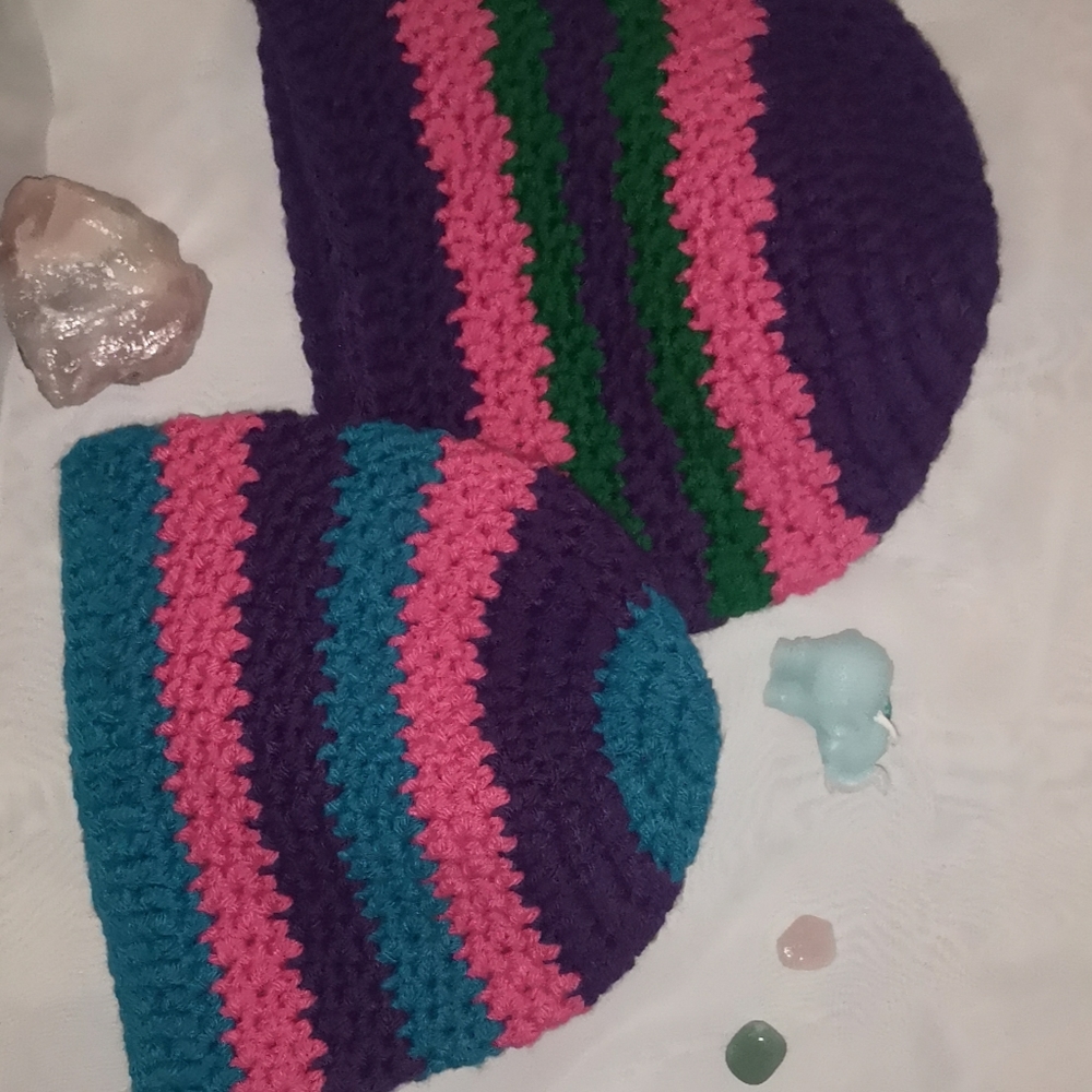 Hand crocheted hat